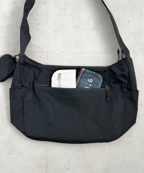 THE NORTH FACE(ザ・ノースフェイス)/A4対応 軽量 大容量 ショルダー ホーボーバッグ/WL HOBO SHOULDER BAG L | IM1253024 | ブラック