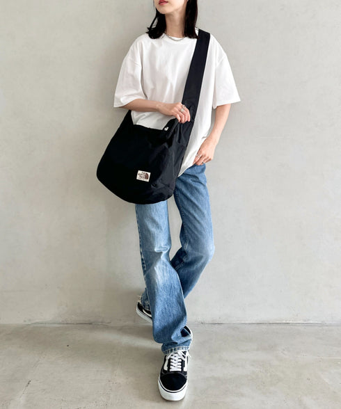 THE NORTH FACE(ザ・ノースフェイス)/A4対応 軽量 大容量 ショルダー ホーボーバッグ/WL HOBO SHOULDER BAG L | IM1253024 | ブラック