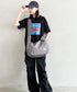 THE NORTH FACE(ザ・ノースフェイス)/A4対応 軽量 大容量 ショルダー ホーボーバッグ/WL HOBO SHOULDER BAG L | IM1253024 | チャコールグレー