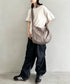 THE NORTH FACE(ザ・ノースフェイス)/A4対応 軽量 大容量 ショルダー ホーボーバッグ/WL HOBO SHOULDER BAG L | IM1253024 | ベージュ