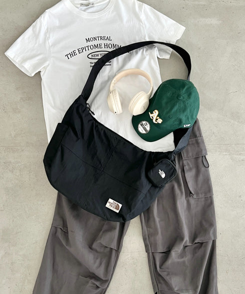 THE NORTH FACE(ザ・ノースフェイス)/A4対応 軽量 大容量 ショルダー ホーボーバッグ/WL HOBO SHOULDER BAG L | IM1253024 | ブラック