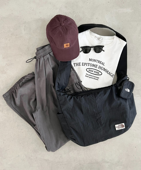 THE NORTH FACE(ザ・ノースフェイス)/A4対応 軽量 大容量 ショルダー ホーボーバッグ/WL HOBO SHOULDER BAG L | IM1253024 | ブラック