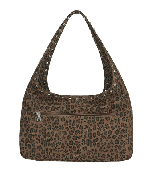 ILLIGO(イリゴ)/大容量 レオパード スタッズ ショルダー トートバッグ/LEOPARD STUD SHOULDER BAG | AT1253026 | ブラウン