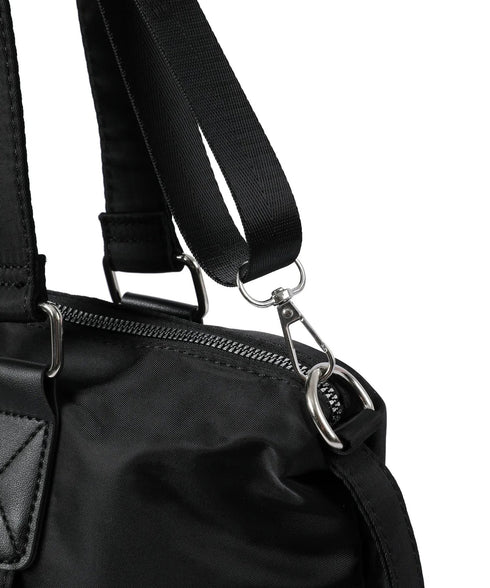 MUCENT(ムセント)/2WAY 軽量 ショルダーバッグ トートバッグ/DOHO METAL LOGO PUNCHING EYELET TOTE BAG | AT1253031 | ブラック