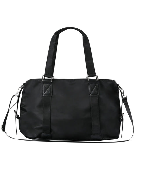 MUCENT(ムセント)/2WAY 軽量 ショルダーバッグ トートバッグ/DOHO METAL LOGO PUNCHING EYELET TOTE BAG | AT1253031 | ブラック