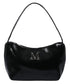 MUCENT(ムセント)/軽量 コンパクト ショルダー ハンドバッグ/MORIN METAL LOGO COMPACT SHOULDER BAG | AT1253032 | ブラック