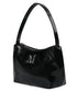 MUCENT(ムセント)/軽量 コンパクト ショルダー ハンドバッグ/MORIN METAL LOGO COMPACT SHOULDER BAG | AT1253032 | ブラック