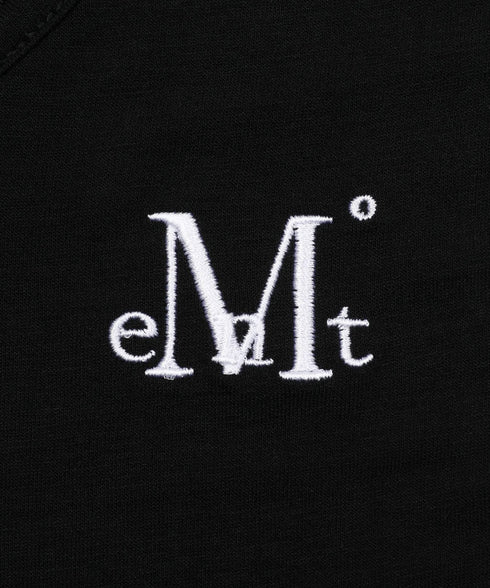 MUCENT(ムセント)/Vネック クロップド 半袖 Tシャツ/SUNNIOR LACE V-NECK HALF T | AT2253034 | ブラック