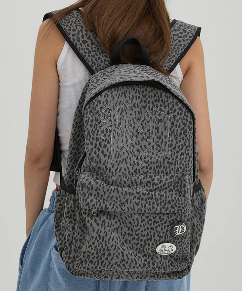 HOODHOOD(フッドフッド)/A4対応 アップリケ バックパック リュック/HD Logo Applique Backpack | AT1253037 | レオパード