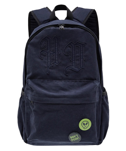 HOODHOOD(フッドフッド)/A4対応 アップリケ バックパック リュック/HD Logo Applique Backpack | AT1253037 | ネイビー