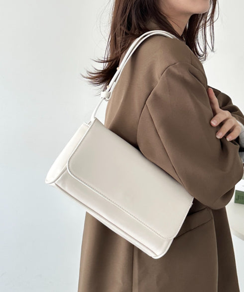 ベルトショルダースクエアPUバッグ | CL1256013 | ホワイト