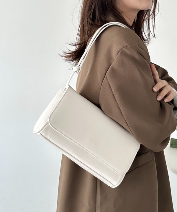 ベルトショルダースクエアPUバッグ | CL1256013 | ホワイト