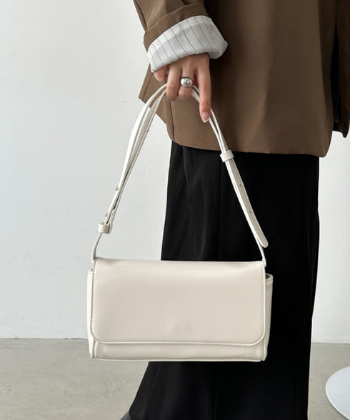 ベルトショルダースクエアPUバッグ | CL1256013 | ホワイト