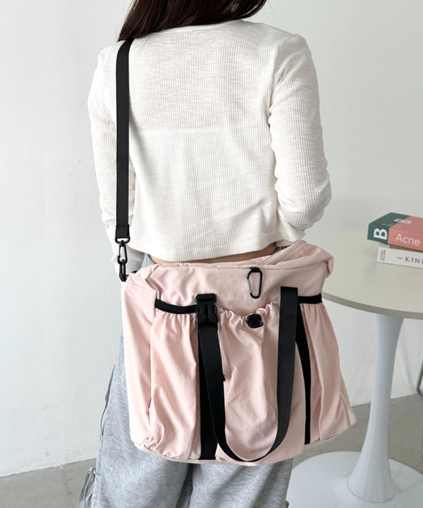 【A4サイズ対応】2WAYギャザーポケットショルダーバッグ | CL1256014 | ピンク