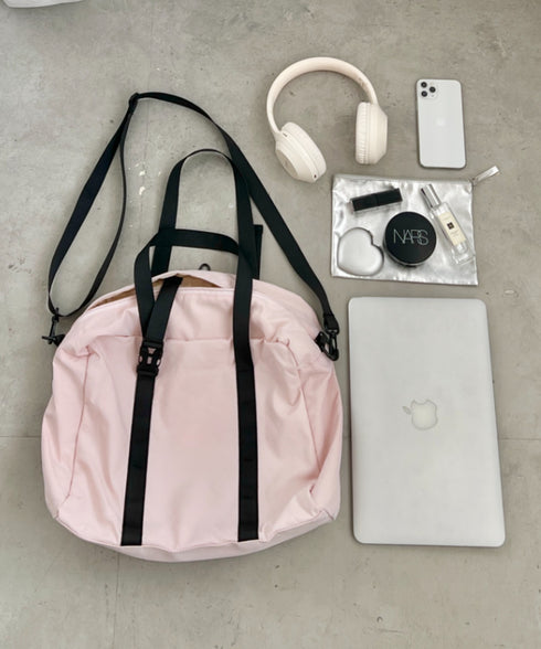 【A4サイズ対応】2WAYギャザーポケットショルダーバッグ | CL1256014 | ピンク