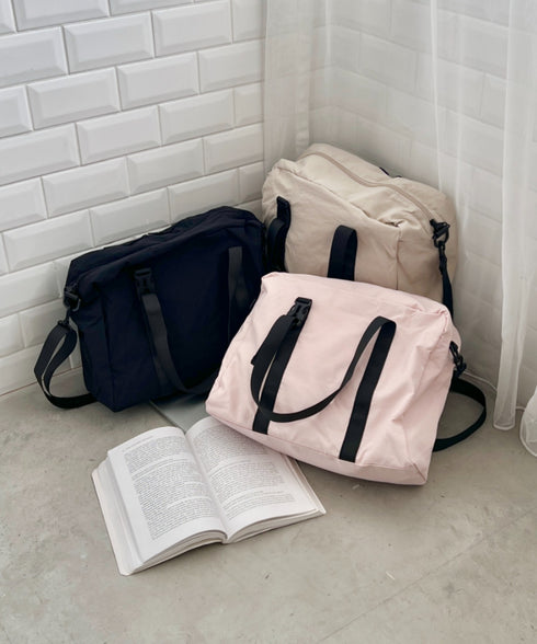 【A4サイズ対応】2WAYギャザーポケットショルダーバッグ | CL1256014 | ピンク