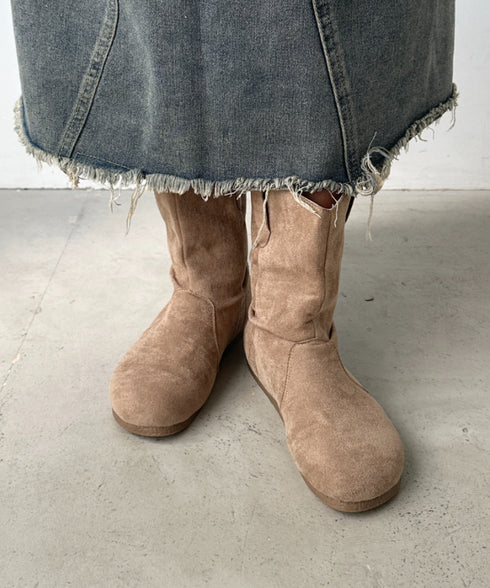 フェイクスウェードショートブーツ | CL3256015 | ベージュ