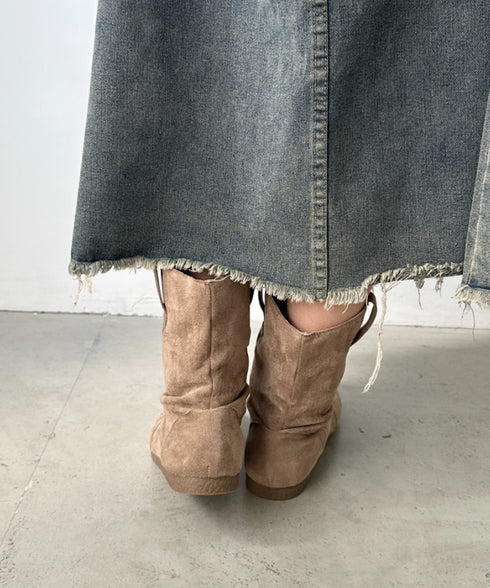 フェイクスウェードショートブーツ | CL3256015 | ベージュ