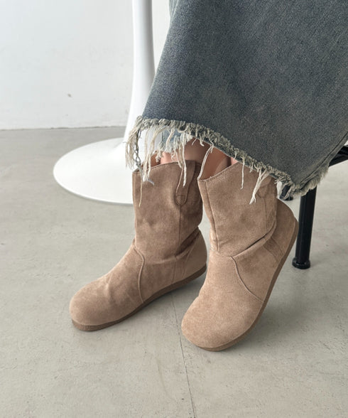 フェイクスウェードショートブーツ | CL3256015 | ベージュ