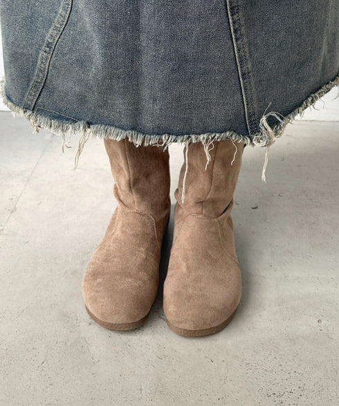 フェイクスウェードショートブーツ | CL3256015 | ベージュ