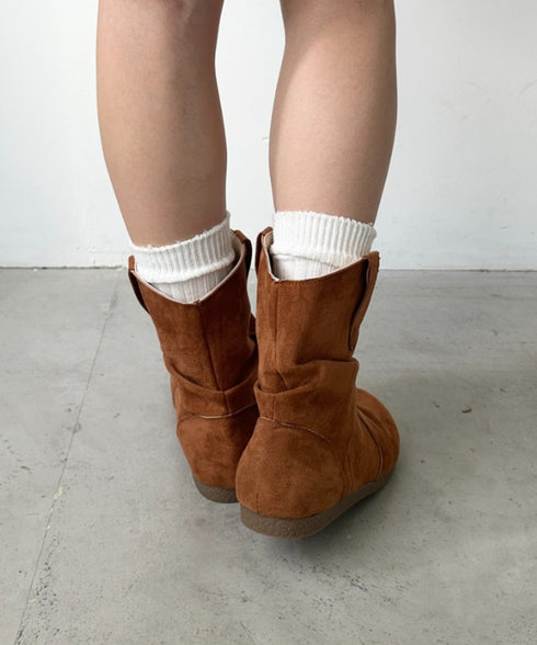 フェイクスウェードショートブーツ | CL3256015 | キャメル