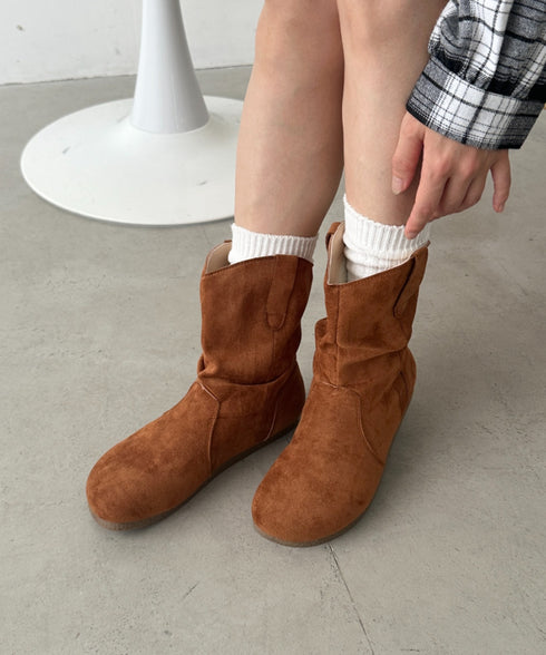 フェイクスウェードショートブーツ | CL3256015 | キャメル