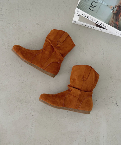 フェイクスウェードショートブーツ | CL3256015 | キャメル