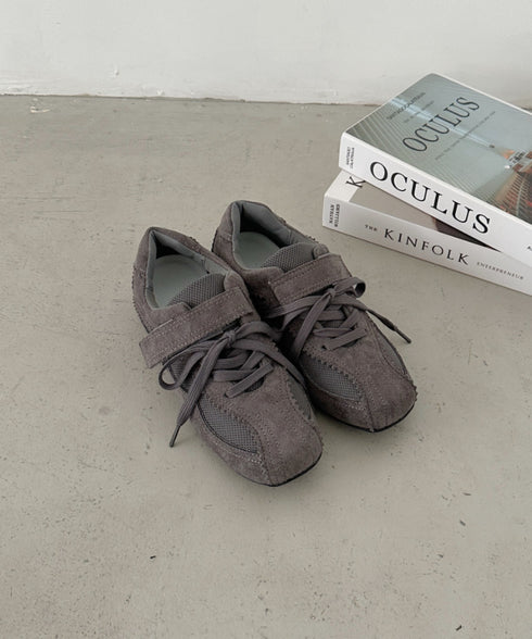 フェイクスウェードベルトスニーカー | CL3256016 | グレー