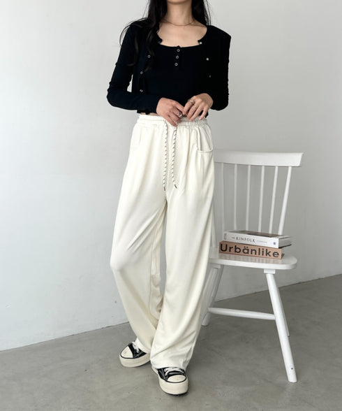 イージーワイドスウェットパンツ | CL2253015 | アイボリー