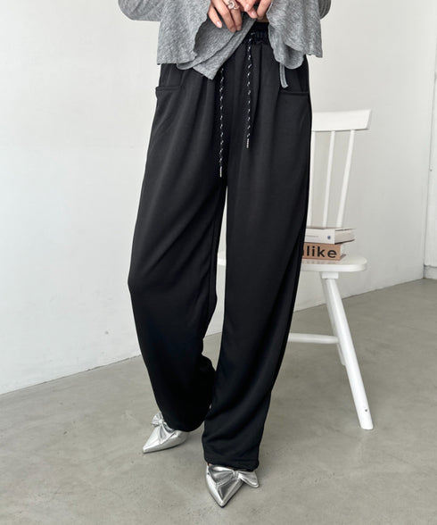 イージーワイドスウェットパンツ | CL2253015 | ブラック