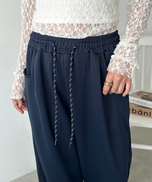 イージーワイドスウェットパンツ | CL2253015 | ネイビー