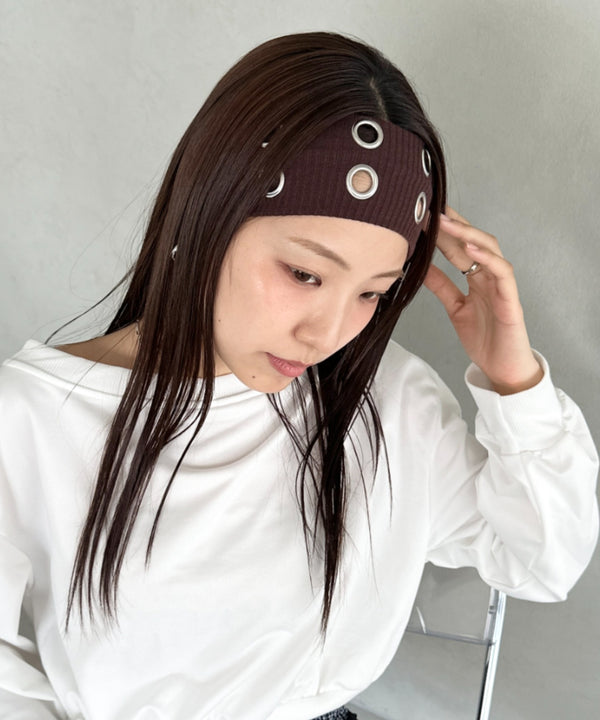 アイレットヘアバンド | BA6256009 | ブラウン