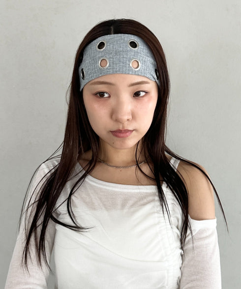 アイレットヘアバンド | BA6256009 | グレー