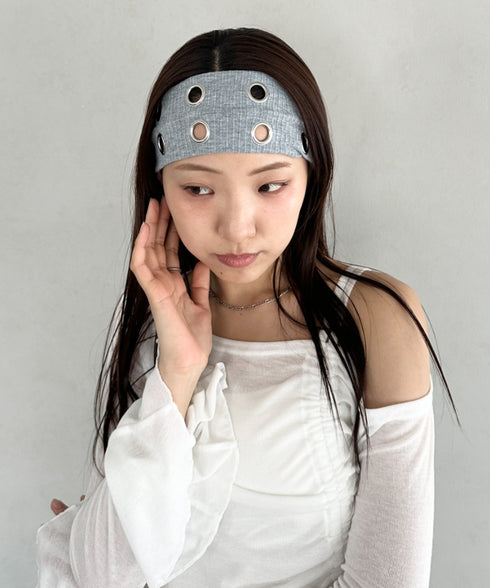 アイレットヘアバンド | BA6256009 | グレー