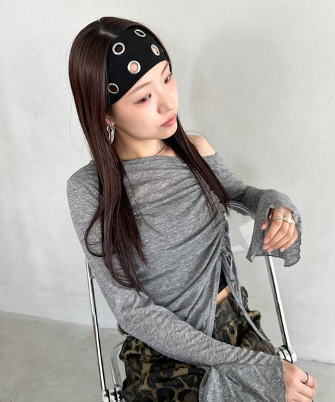 アイレットヘアバンド | BA6256009 | ブラック