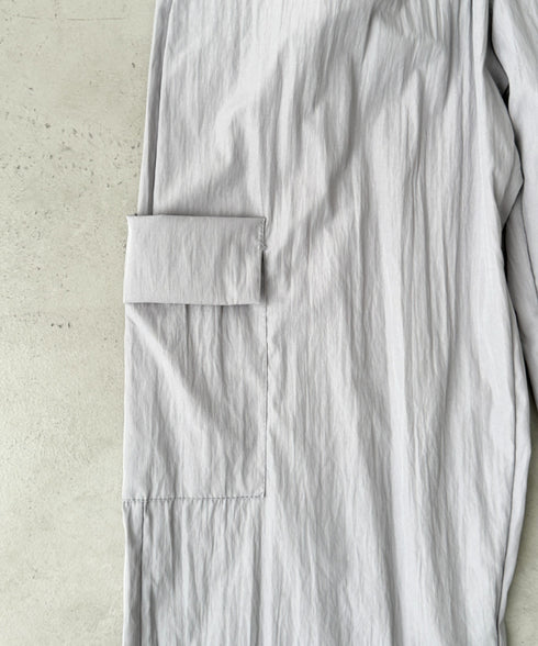 ダブルウエストナイロンカーゴパンツ | BA2253008 | グレー