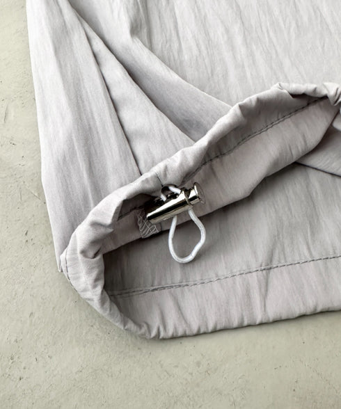 ダブルウエストナイロンカーゴパンツ | BA2253008 | グレー