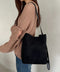 スウェード風バケツバッグ | MD1253022 | ブラック