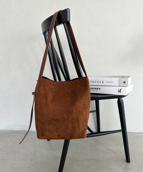 スウェード風バケツバッグ | MD1253022 | キャメル