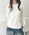 レースアップニットボレロカーディガン | WR2253024 | ホワイト