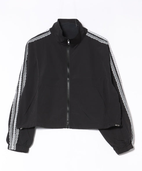 レースラインナイロントラックブルゾン | WR2253026 | ブラック