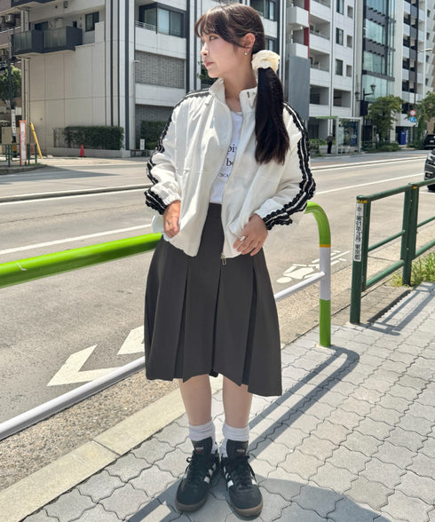 サイドラインレースナイロンブルゾン | SL2253015 | ホワイト