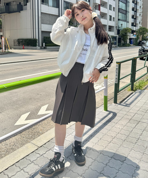 サイドラインレースナイロンブルゾン | SL2253015 | ホワイト