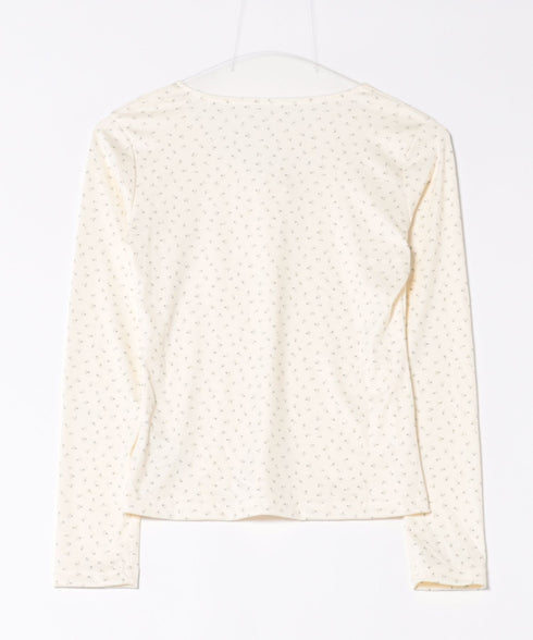 リボンフラワーVネックトップス | SL2256054 | アイボリー