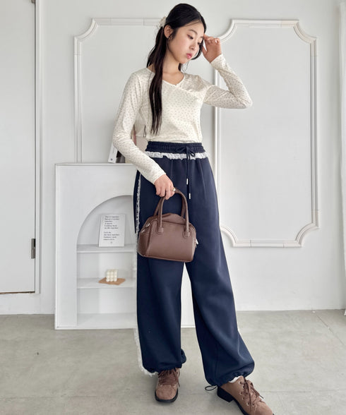 リボンフラワーVネックトップス | SL2256054 | アイボリー