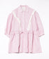 フリルレースストライプミニワンピース | SL2256055 | ピンク
