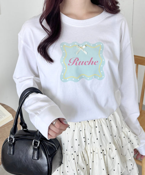 ウェーブロゴリボンTシャツ | SL2256057 | ホワイト