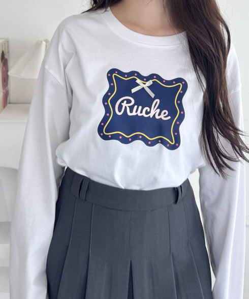 ウェーブロゴリボンTシャツ | SL2256057 | ホワイト系その他