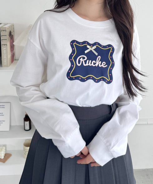 ウェーブロゴリボンTシャツ | SL2256057 | ホワイト系その他