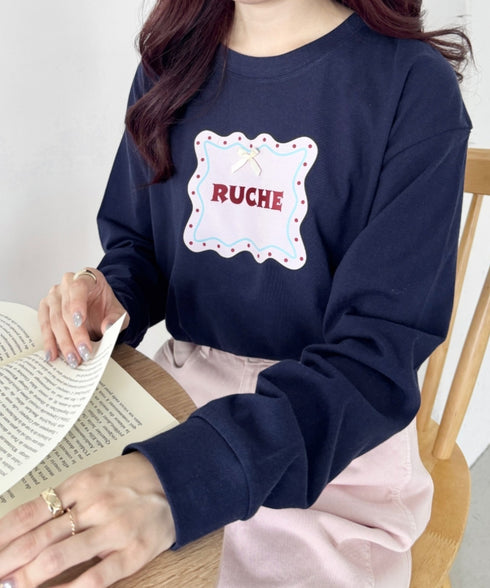 ウェーブロゴリボンTシャツ | SL2256057 | ネイビー